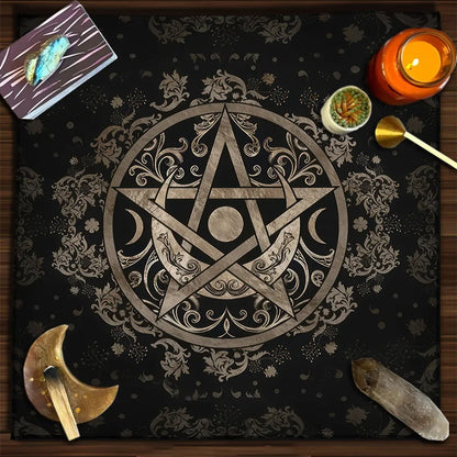 Twelve Constellations Tarot Divination Cloth